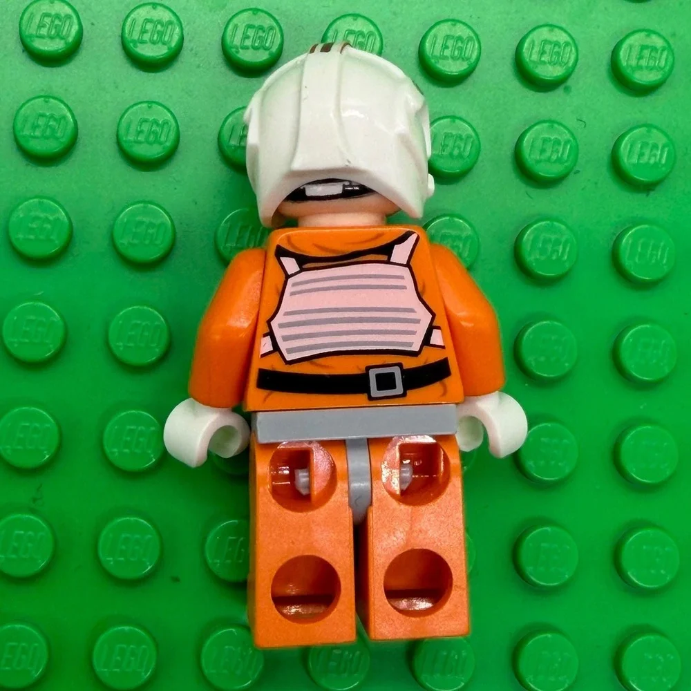 LEGO Star Wars Luke Skywalker X-Wing Pilot Minifigure Orange Flight Suit